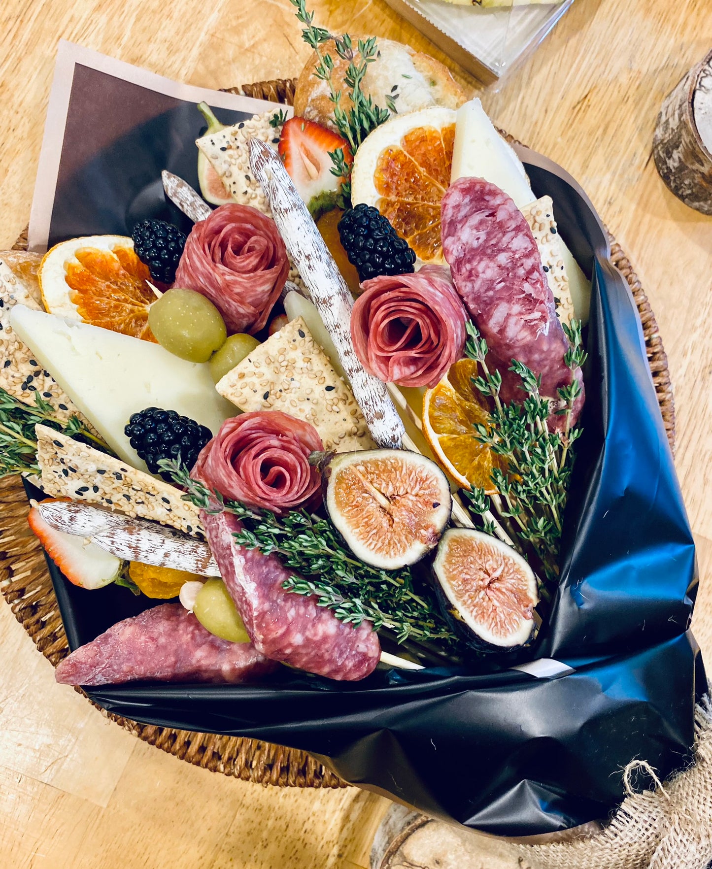 Artisanal Charcuterie & Cheese Bouquet
