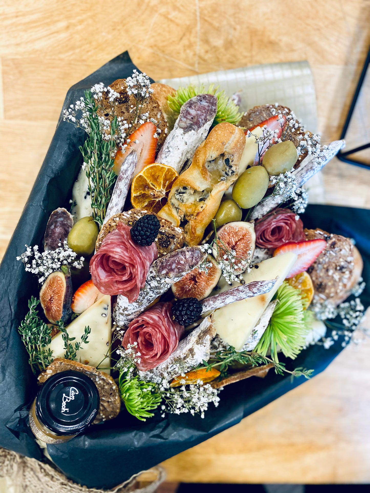 Artisanal Charcuterie & Cheese Bouquet
