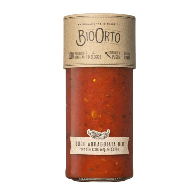 SAUCE ARRABBIATA BIOLOGIQUE - Bio Orto