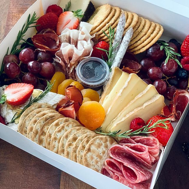 Classic Charcuterie & Cheese Box for 2
