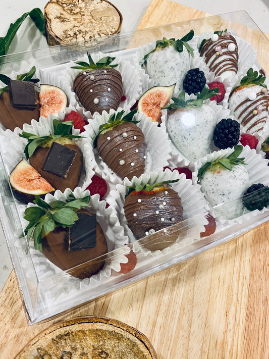 Fraises recouvertes de chocolat