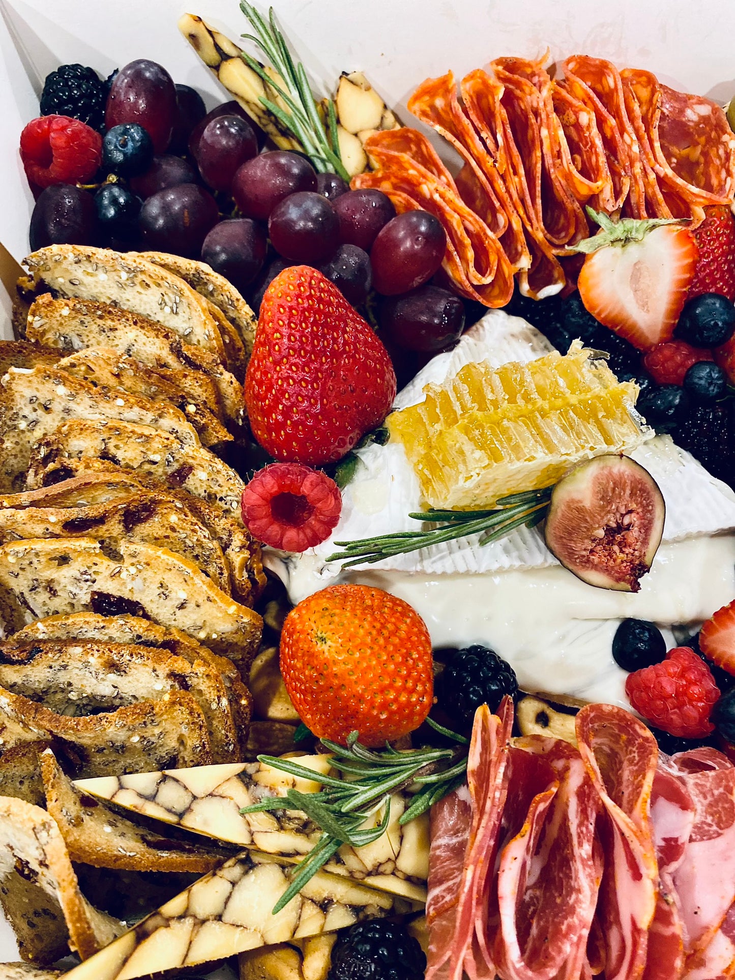 Charcuterie and Cheese with honeycomb