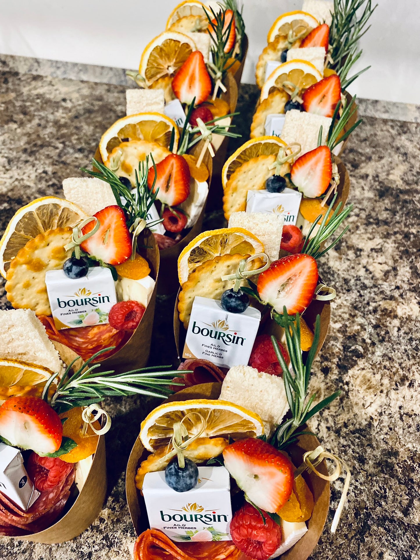 Charcuterie and Cheese cups