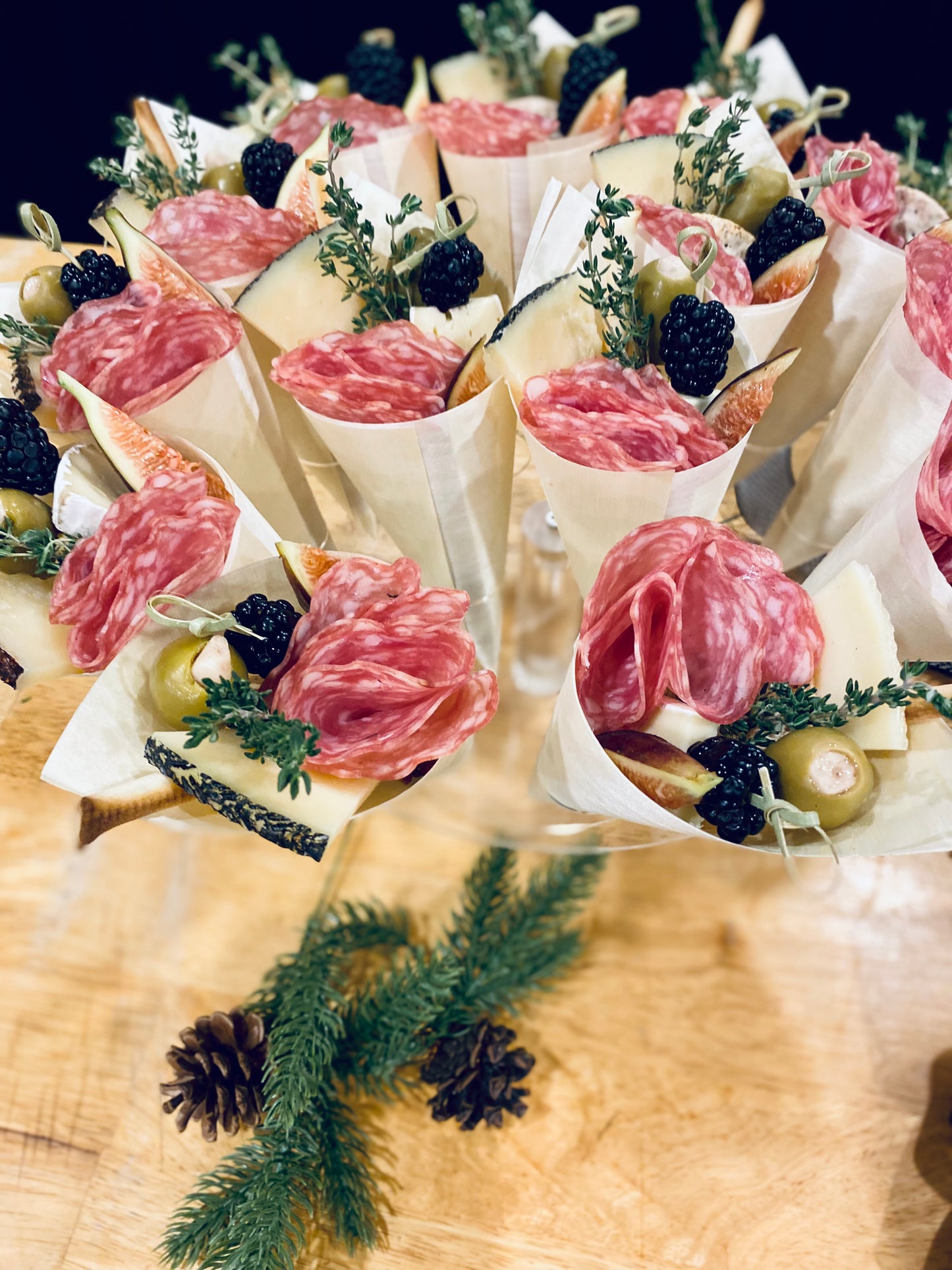 Charcuterie cones