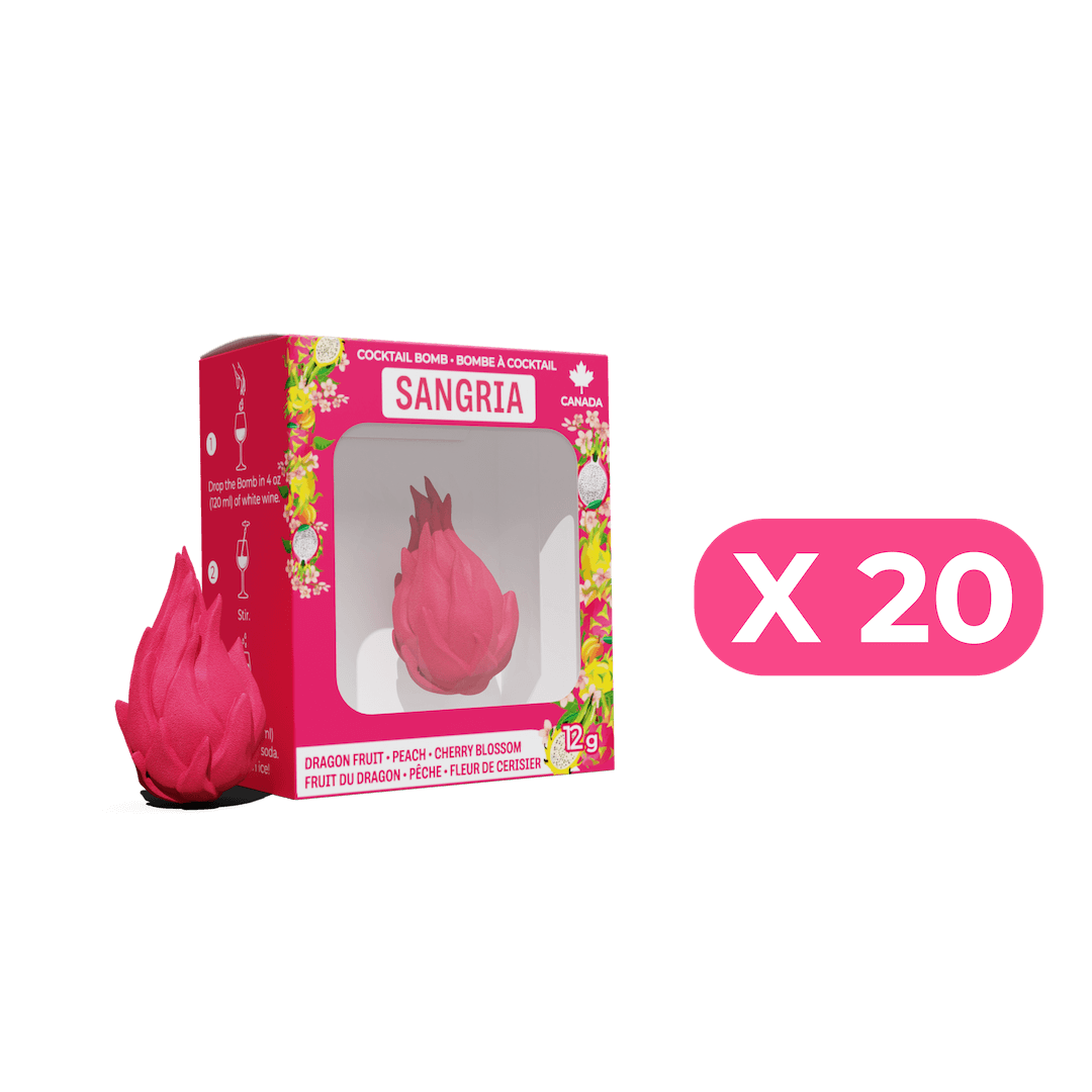 Dragon fruit, Peach & Cherry blossom