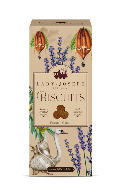 Lady Joseph - Artisan Thin and Crunchy Cocoa Biscuit (100g)