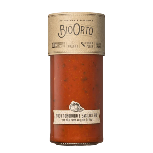 SAUCE TOMATE ET BASILIC BIOLOGIQUE - Bio Orto